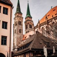 Nürnberg Sankt Sebaldus Kirche Kirchturm