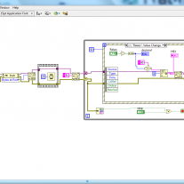 LabVIEW vi USB-Relay module block diagram